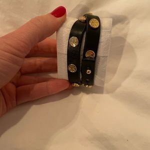 Tory Burch leather wrap bracelet